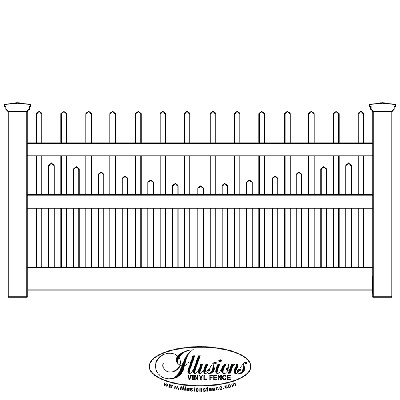 Victorian Scalloped Staggered