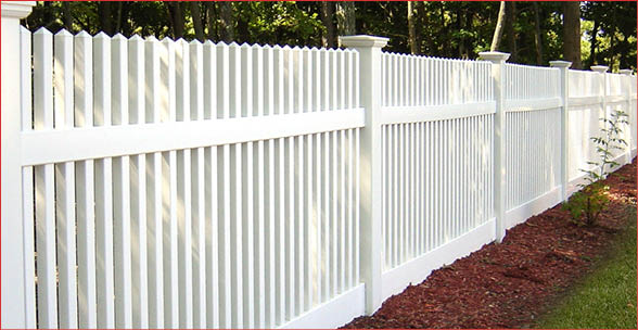 contemporary picket fence